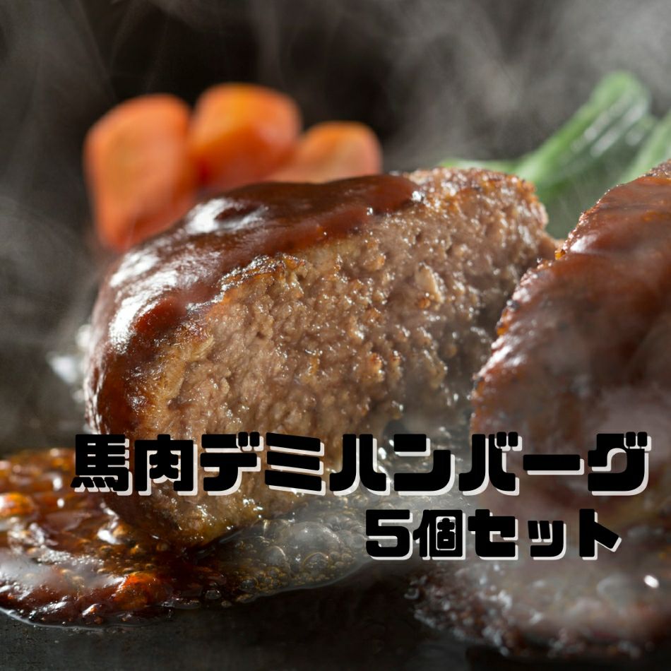 馬肉デミハンバーグ(200g)5個セット馬肉 熊本直送 | 菅乃屋 【公式通販
